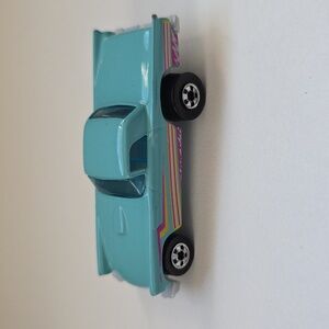 Hot Wheels - Ford T-Bird Thunderbird Teal Die Cast Car - Vintage 1977